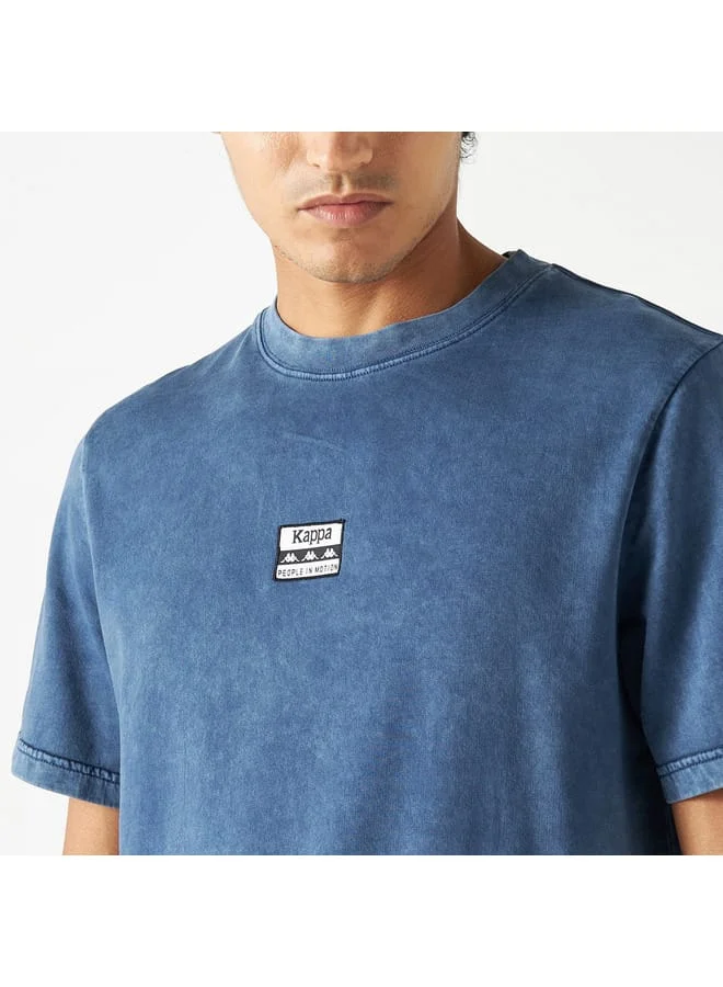 Kappa Kappa Applique Detail T-shirt with Crew Neck and Short Sleeves
