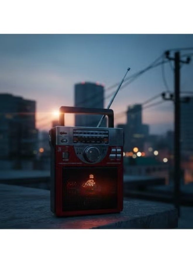 راديو محمول للاستماع اليومي، استقبال واضح للمحطات، تصميم عملي وسهل الاستخدام، مناسب للمنزل والرحلات والاستخدام اليومي - Image 3