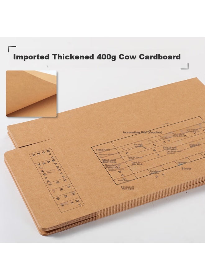 Kingdee Invoice Version Widened Voucher Box, Accounting Voucher File Box, Matching Voucher Paper, Accounting Box, 260*155*50Mm, 10 Pieces/Pack - Image 4