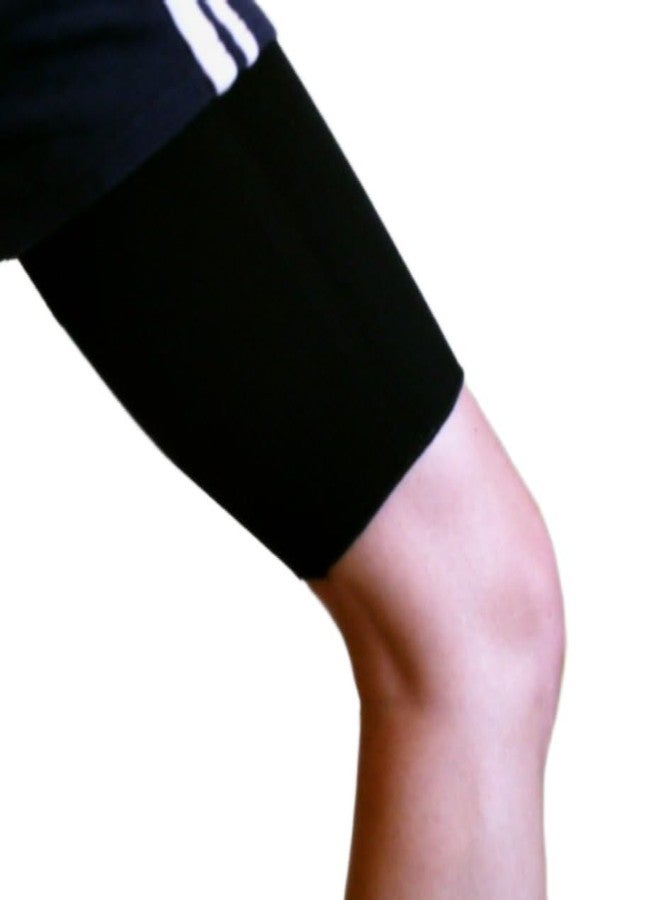 Alpha Medical Slip-On Compression Thigh Support Brace - Effective Hamstring and Groin Support Sleeve for Enhanced Recovery and Stability (XXX-Large Beige) - Image 2