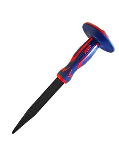 Apt Cold Pointed Chisel with Fiberglass Handle, 300mm x 16mm Size, Blue/Red  - Image 1