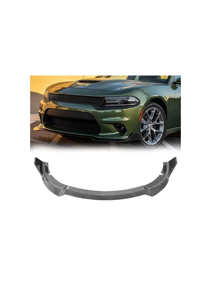 Collect Light Front Bumper Lip for 20152023 Dodge Charger SE RT SRT GT Front Lip Splitter Spoiler Air Chin Body Kit Carbon Fiber - Image 1
