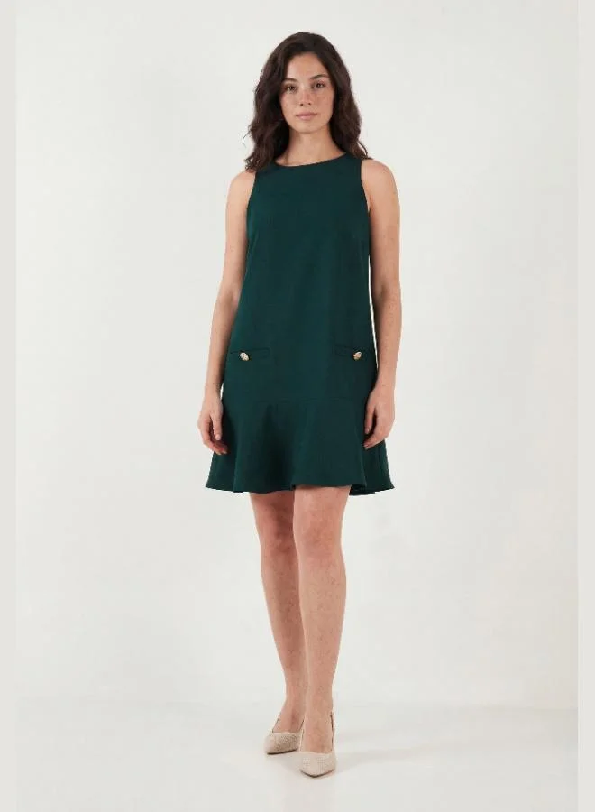 Lela Lela Sleeveless Mini Dress with Pockets Women's Dress 6525734