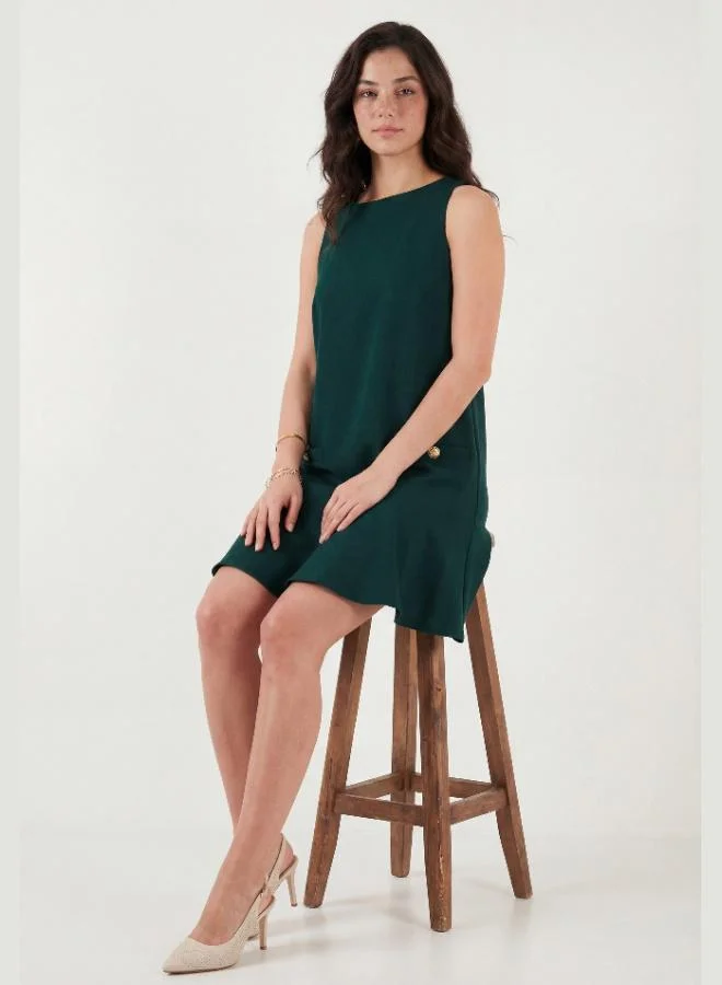 Lela  Lela Sleeveless Mini Dress with Pockets Women's Dress 6525734 for Women | Best Price UAE