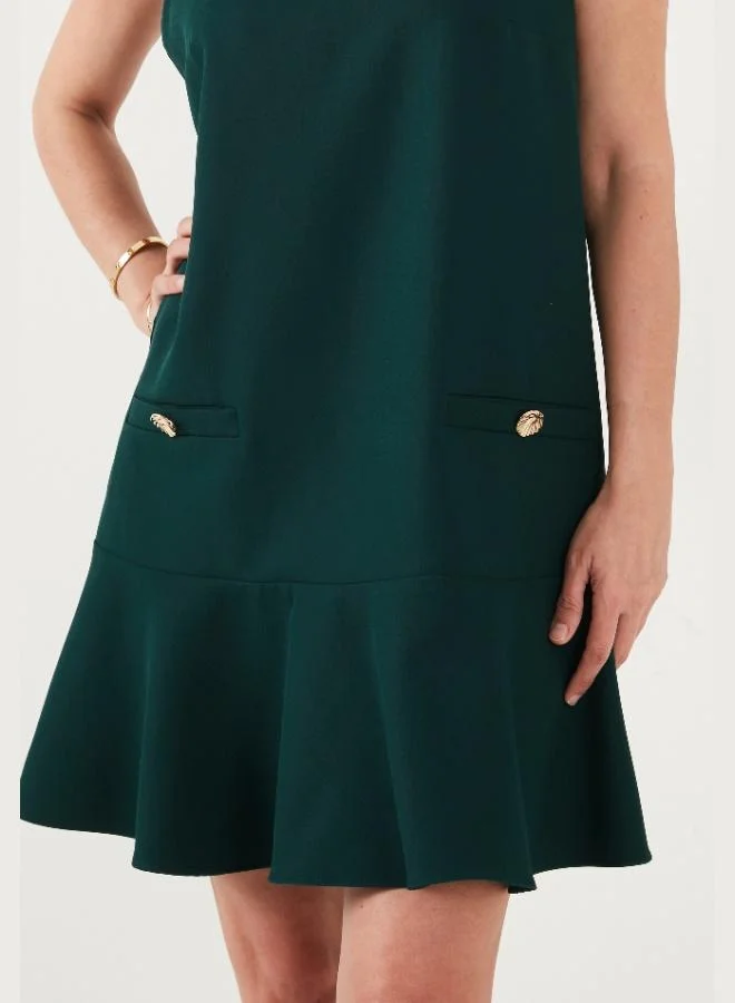 Lela  Lela Sleeveless Mini Dress with Pockets Women's Dress 6525734 for Women | Best Price UAE