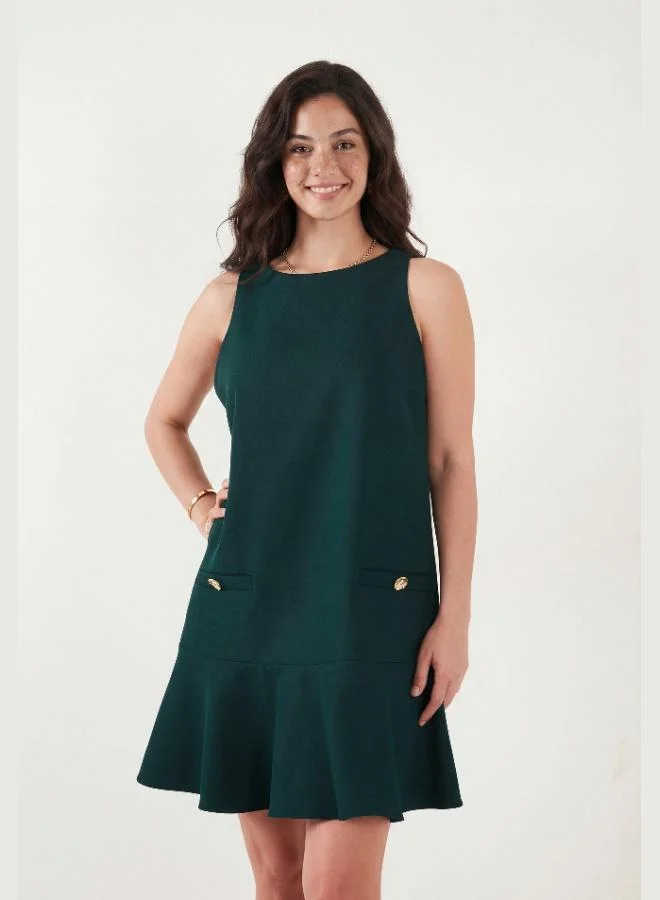 Lela  Lela Sleeveless Mini Dress with Pockets Women's Dress 6525734 for Women | Best Price UAE