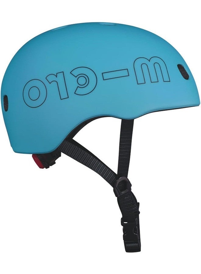 Micro Micro Ocean Blue Kids Helmet Blue (Medium) | Kids Helmet | Kick Scooter Helmets | Sports Helmet for Kids | Helmet with Adjustable Straps | Riding Kids Helmet | Kids Safety | Helmet for Kids  - Image 2
