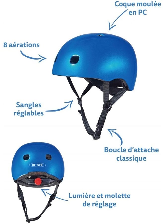 Micro Ocean Blue Kids Helmet Blue (Medium) | Kids Helmet | Kick Scooter Helmets | Sports Helmet for Kids | Helmet with Adjustable Straps | Riding Kids Helmet | Kids Safety | Helmet for Kids - pzsku/Z65C2D7A6DBDB6DCAAD4BZ/45/_/1740575383/a7e1c75f-bc82-4e80-b5de-2174191bc15a