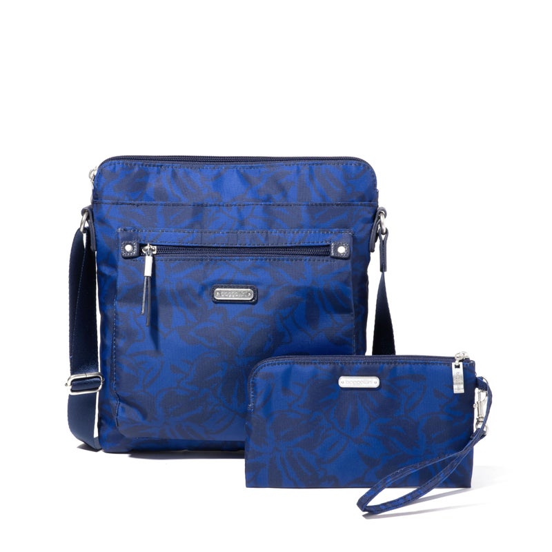 Baggallini Go Bagg With Rfid Wristlet - Travel Crossbody Bag for Women - Lightweight Water-Resistant Handbags - Image 1
