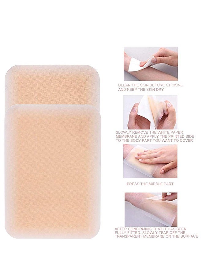 Tattoo Cover Up Sticker Ultra Thin Patch, Tattoo Concealing Tape Breathable And Waterproof Skin Concealing Tape Tattoo Flaw Conceal Sticker Patch Scar Cover Sticker (2 Skin Primary Color) - Image 4