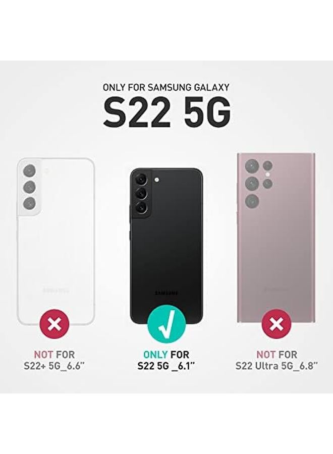 Supcase Unicorn Beetle Pro Series Case For Samsung Galaxy S22 5G 2022 Release Full Body Dual Layer Rugged Belt Clip And Kickstand Case Without Built In Screen Protector Black - Image 1