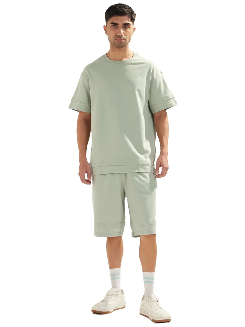 NOBERO Cotton Solid Co-Ord Set for Men