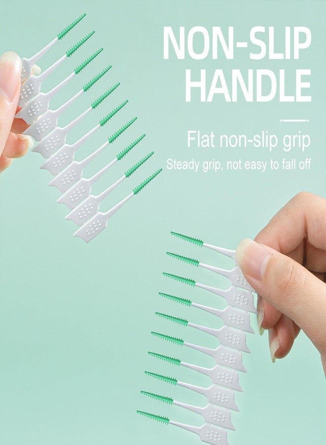 Fawnmum Super Deer Dental Floss Picks Soft Silicone interdental Brush, Braces Brush, Floss Picks for Teeth, Disposable interdental Brush, Suitable for Cleaning Teeth Health (2) - Image 5