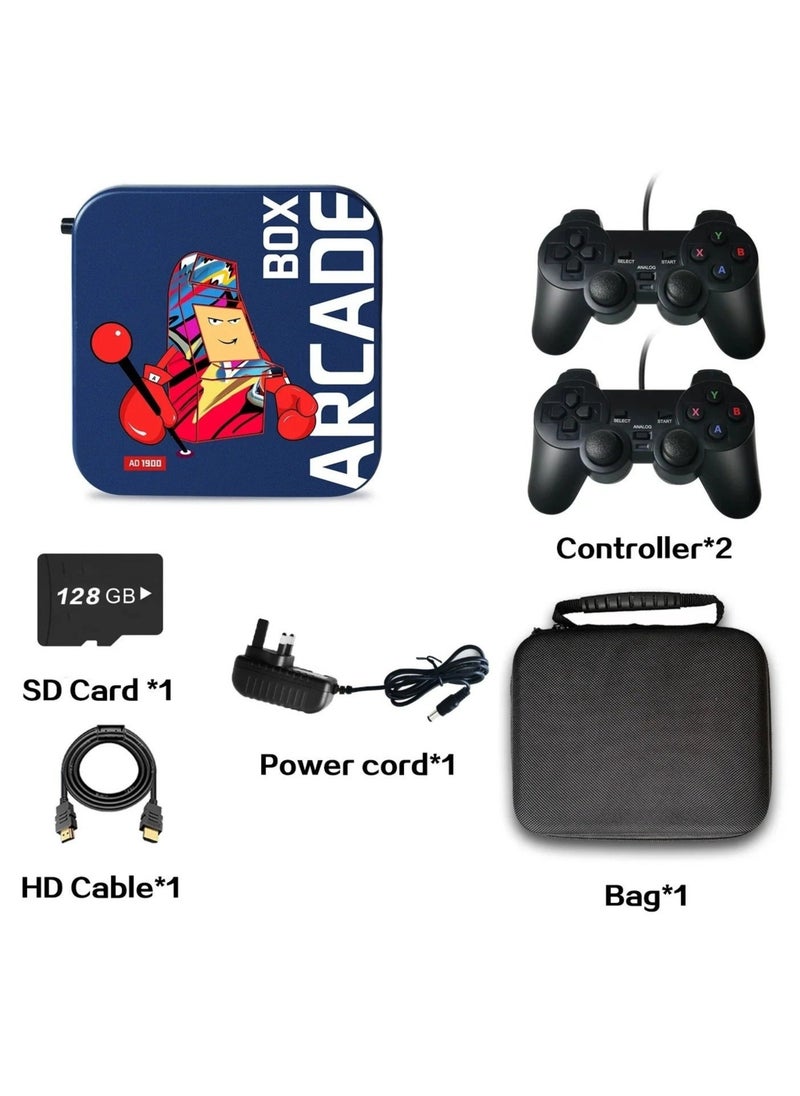 Generic Arcade Box Game Console for PS1/DC/Naomi 64GB/128GB Classic Retro 33000+ Games Super Console 4K HD Display on TV Projector Monitor (128G)  - Image 1