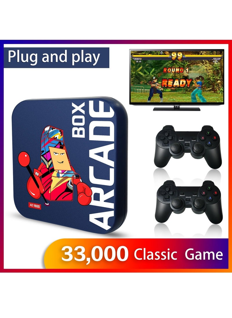 Generic Arcade Box Game Console for PS1/DC/Naomi 64GB/128GB Classic Retro 33000+ Games Super Console 4K HD Display on TV Projector Monitor (128G)  - Image 2