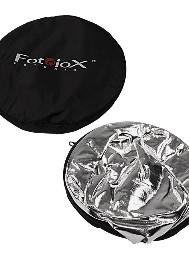 Fotodiox Pro 5-in-1 Reflector - 22in (55cm) Premium Grade Collapsible Disc (Silver/Gold/Black/White/Diffuser) - Image 2
