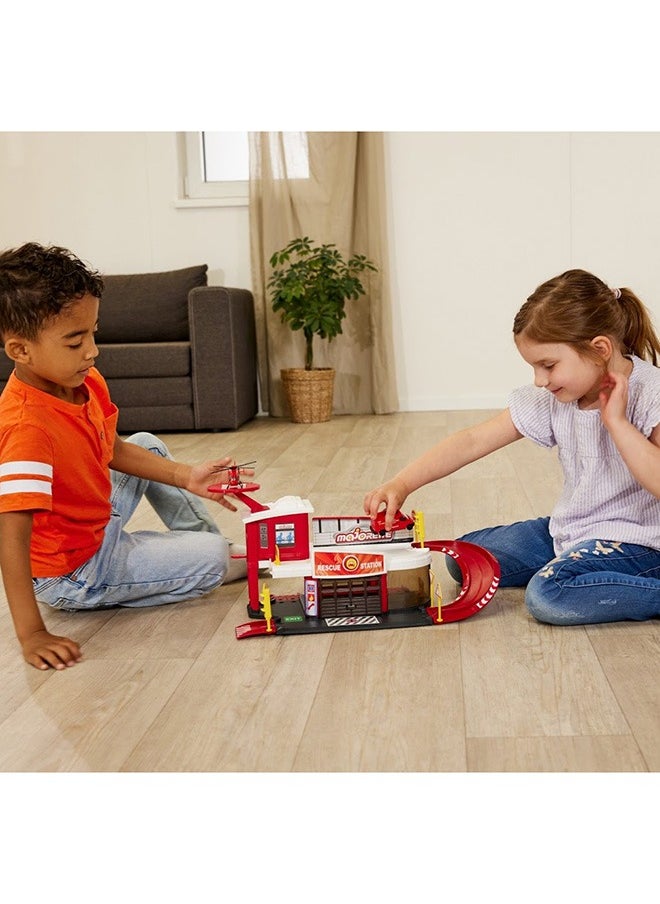 Majorette Creatix Rescue Station With 1 Vehicle  - Image 3