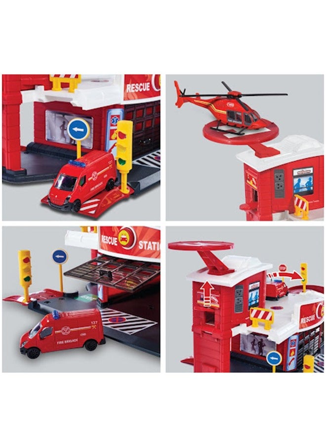 Majorette Creatix Rescue Station With 1 Vehicle  - Image 5