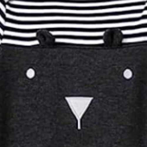 TuddyBuddy 100% Cotton Romper/Jumpsuit/Sleepsuits Set for Baby (Pack of 1 Playsuits - Black Teddy, 0-3 Months) - Image 5