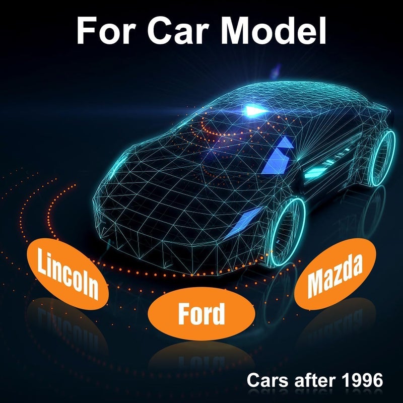 OBDResource ELM327 USB Adapter OBD2 Scanner for Windows, ELMconfig FoCCCus Diagnostic Scan Tool with MS-Can/HS-Can Switch for Ford Lincoln Mazda Mercury Series Vehicles - Image 2