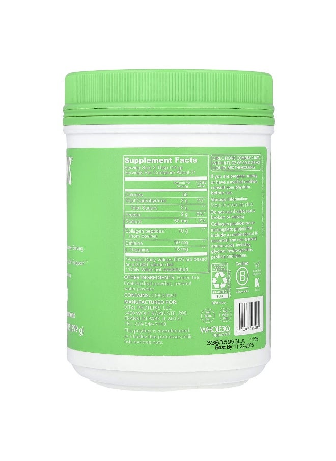 Vital Proteins - Vital Proteins, Matcha Collagen, Original Matcha, 10.5 oz (299 g) - Image 1