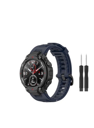 Band Compatible with Amazfit T-Rex/T-Rex Pro Band Soft Silicone Wristbands Replacement Bracelet for Amazfit T-Rex/T-Rex Pro Sport Strap Smart Watch Accessories-with Install Tools - pzsku/Z65C36068A9DA2419DB82Z/45/1747151511/b9095934-fb41-4e96-a300-cd4873a4d283