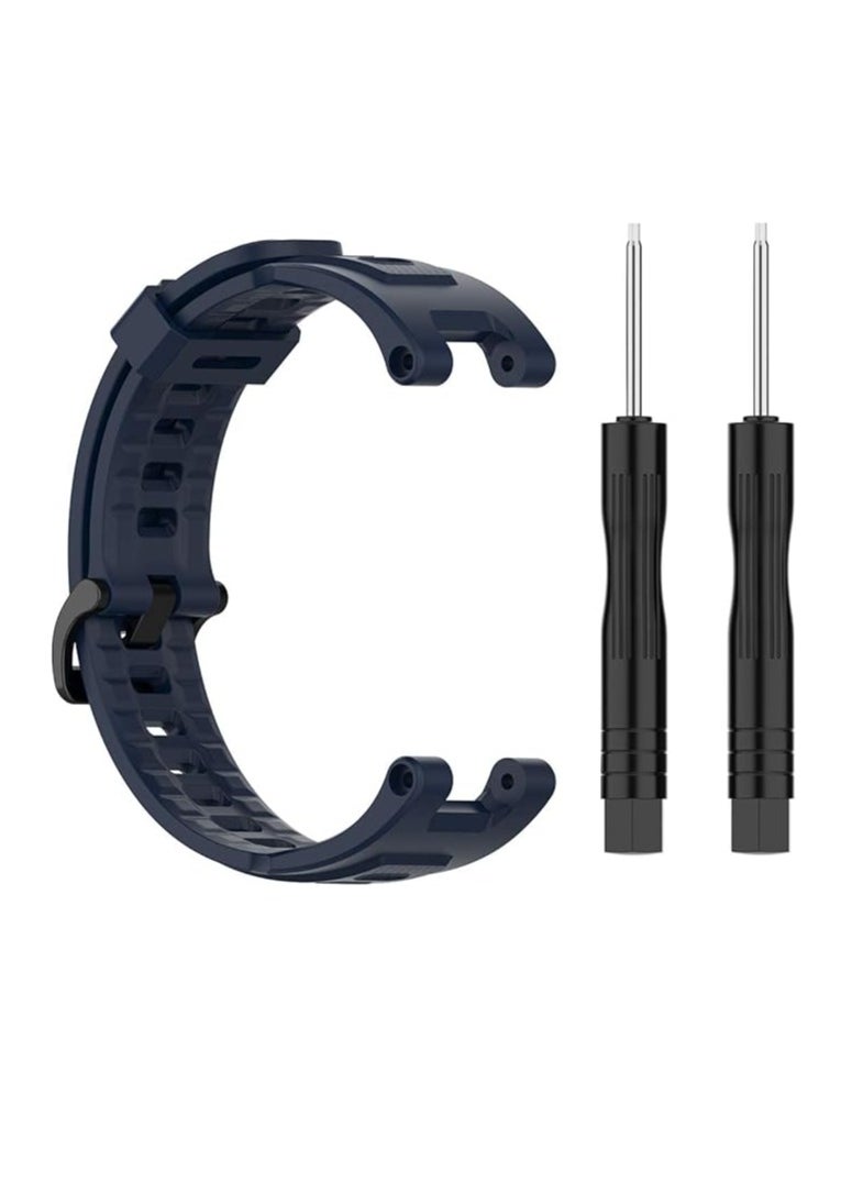 Generic Band Compatible with Amazfit T-Rex/T-Rex Pro Band Soft Silicone Wristbands Replacement Bracelet for Amazfit T-Rex/T-Rex Pro Sport Strap Smart Watch Accessories-with Install Tools  - Image 4