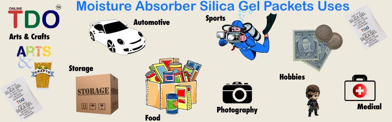 TDO Silica Gel Packets 400 Pcs (Each 1 Gram) for Moisture Absorbents Dehumidifier Silica Gel Bags for Moisture Room, Cupboard, Kitchen, Shoe, Wardrobe, Car, Camera, Lenses - Image 4