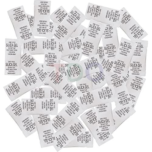 TDO Silica Gel Packets 400 Pcs (Each 1 Gram) for Moisture Absorbents Dehumidifier Silica Gel Bags for Moisture Room, Cupboard, Kitchen, Shoe, Wardrobe, Car, Camera, Lenses - Image 1
