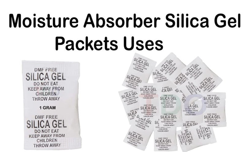TDO Silica Gel Packets 400 Pcs (Each 1 Gram) for Moisture Absorbents Dehumidifier Silica Gel Bags for Moisture Room, Cupboard, Kitchen, Shoe, Wardrobe, Car, Camera, Lenses - Image 2