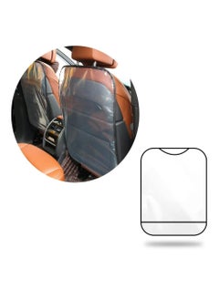 Oasisgalore 2PCS Transparent Waterproof Back Seat Protector for Car，Car Kick Mats for Kids，Easy Clean  - Image 1