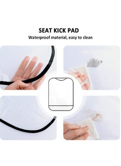 Oasisgalore 2PCS Transparent Waterproof Back Seat Protector for Car，Car Kick Mats for Kids，Easy Clean  - Image 4