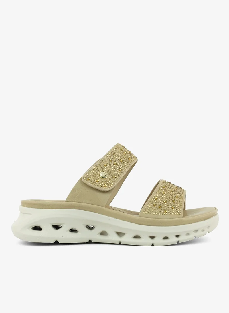 Zayna Beige 221-333 Zayna Ladies Casual Slides 3F2006-13 Beige for Women | Best Price UAE
