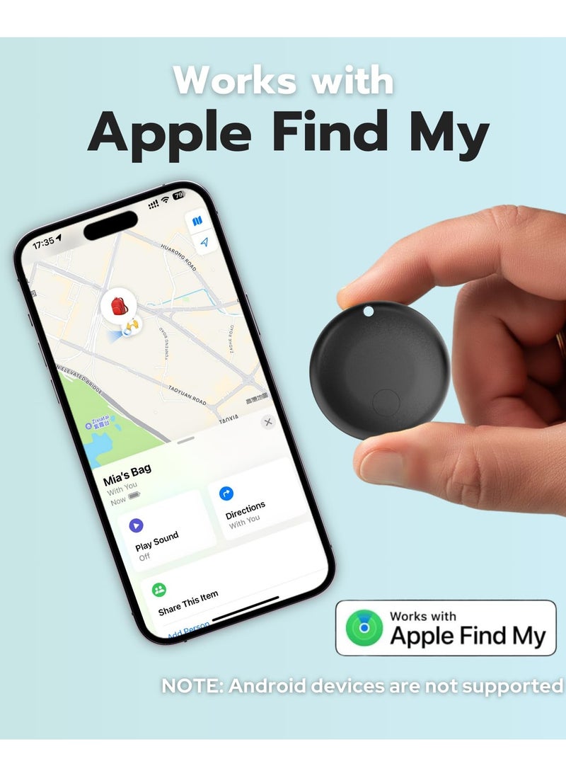 Generic Mini  Smart Tarcker Work with Apple Find My (iOS Only) 4-Pack, IP67 Waterproof, Keys Finder and Item Locator for Keys, Bags,Luggage and More (Not for Android)  - Image 2