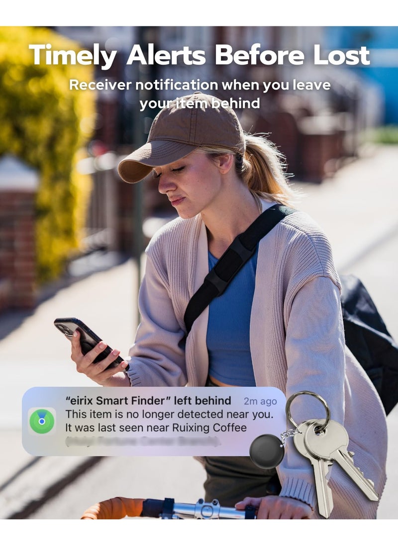Generic Mini  Smart Tarcker Work with Apple Find My (iOS Only) 4-Pack, IP67 Waterproof, Keys Finder and Item Locator for Keys, Bags,Luggage and More (Not for Android)  - Image 3