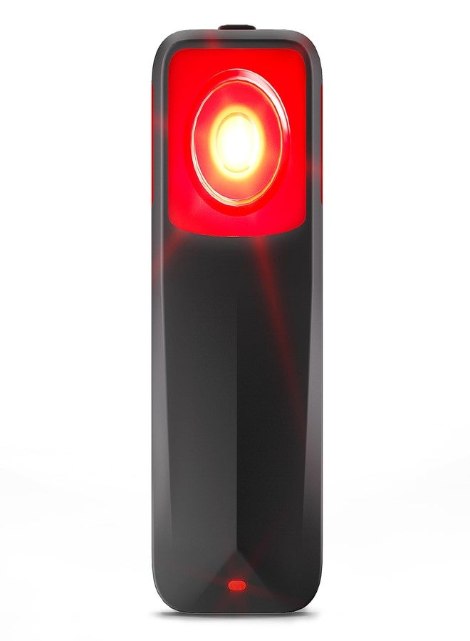 RAVEMEN NT201 Bike Radar Tail Light, 80-Lumen Bright Wide-Angle Bicycle Rear Light with Visual & Audible Alert, Auto Brake Flash, ANT+ Compatible, Power Level Check for Night Urban City Riding - Image 1