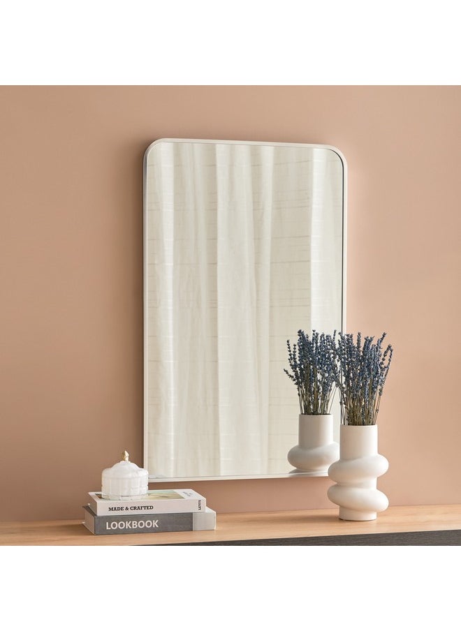 Home Box Sabrina Aluminium Glass Mirror 50 x 80 x 2.5 cm  - Image 4