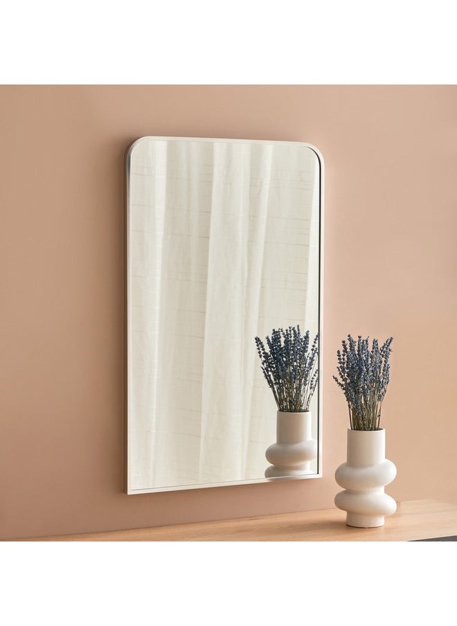 Home Box Sabrina Aluminium Glass Mirror 50 x 80 x 2.5 cm  - Image 1