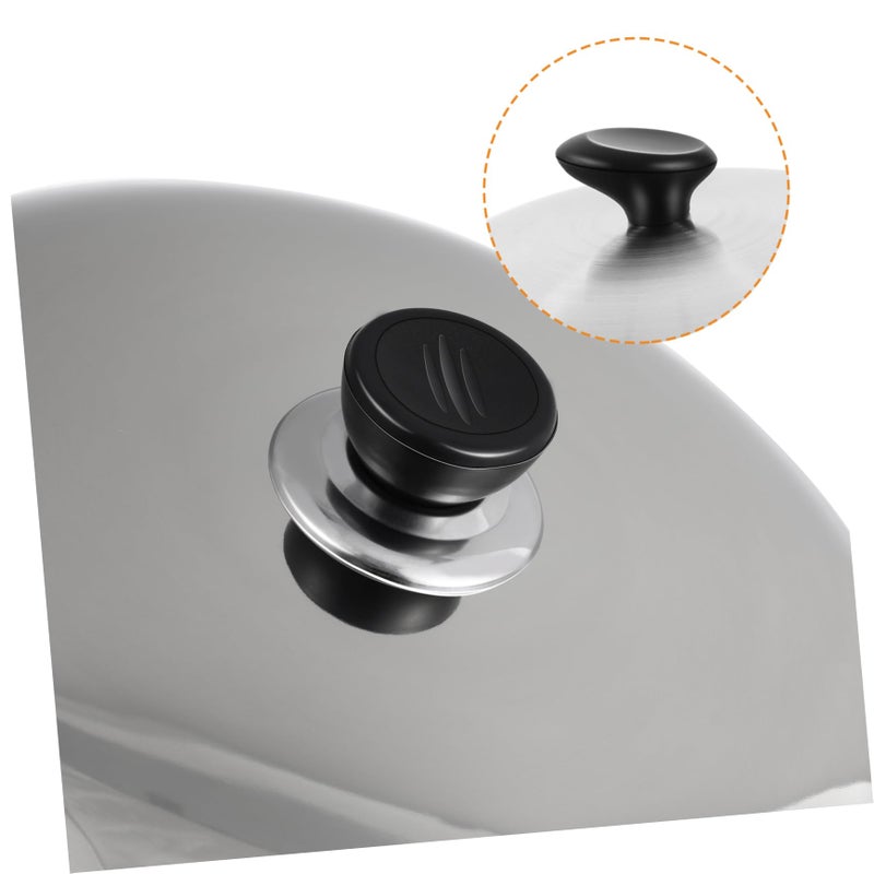 36cm Stainless Steel Universal Saucepan Lid Replacement Round Pot Cover Random Knob Style - Image 5