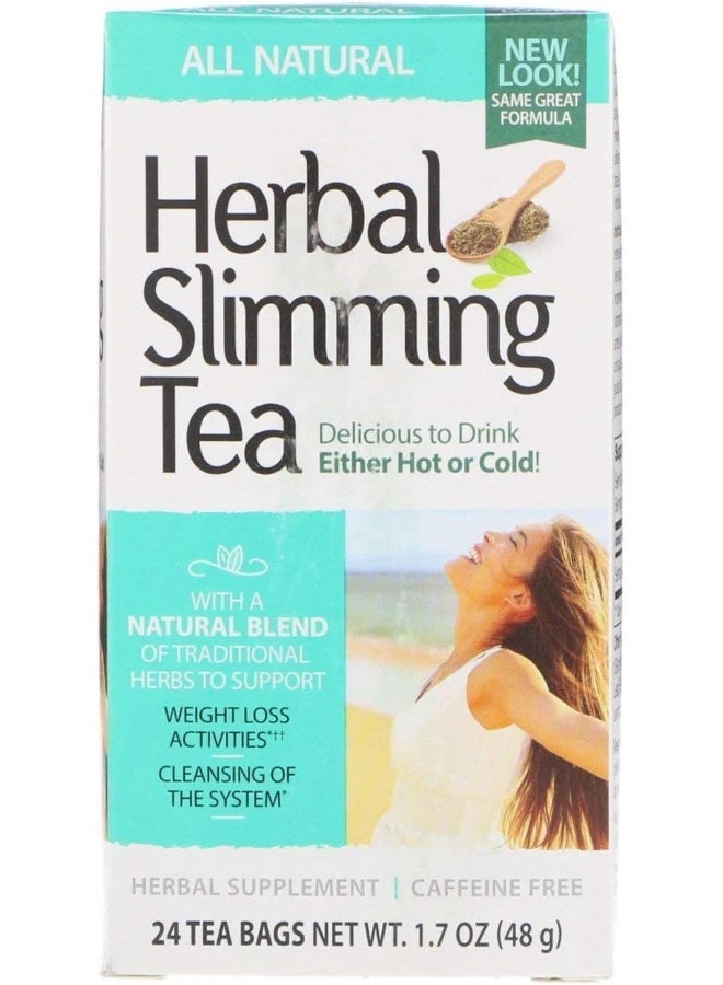 21st Century Slimming Tea - Natural - 24 Teabags - Image 1