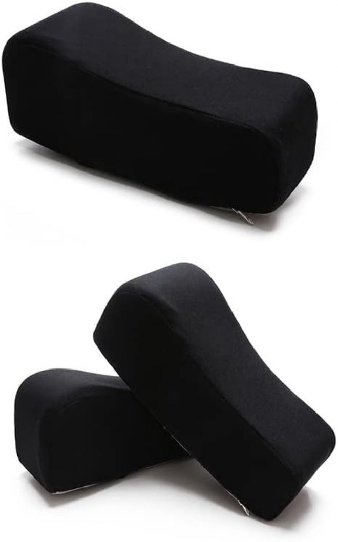Office Chair Armrest Pads, Removable Ergonomic Gaming Chair Armrest Cover Washable Increase Height Arm Rest Pillow for Desk Chairs (Cotton Front 10cm Back 7cm) - Image 4