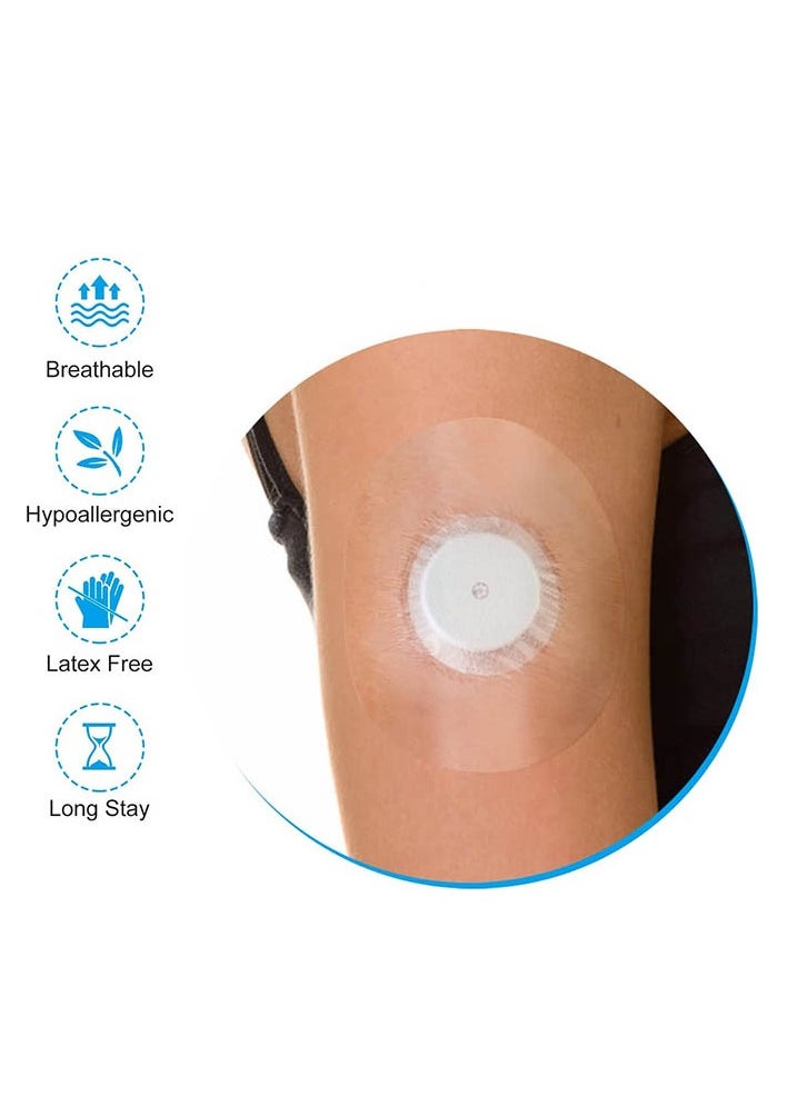 20 Packs Adhesive Patches for Freestyle Libre 2 Guardian Enlite Sensor Covers Clear Film Tape