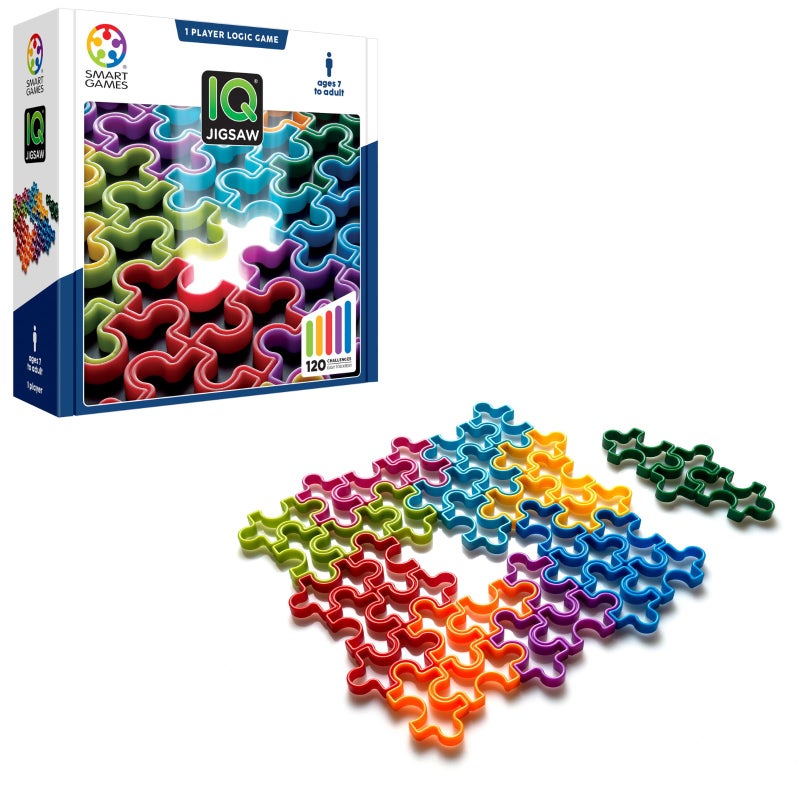 SmartGames IQ Jigsaw 120 Challenges for Ages 7 - Adult - Image 1