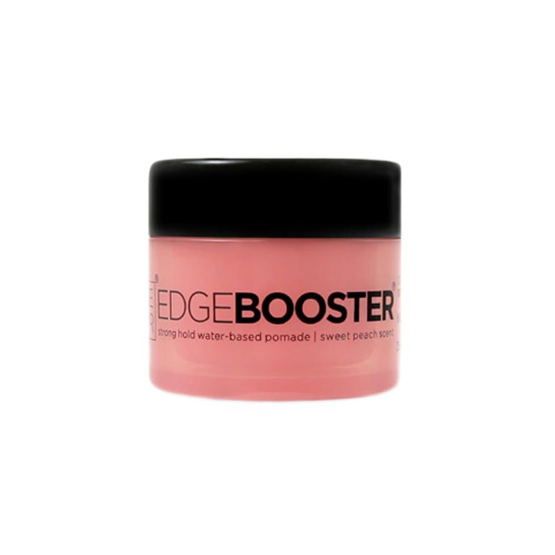 Edge Booster Style Factor EDGE BOOSTER Strong Hold Water Base Pomade Excellent for Taming Edges  Braiding Hair Sweet Peach 085oz 