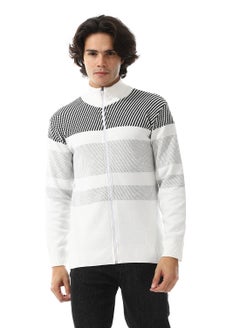 Andora Zipper Knitted Long Sleeves Sweater  - Image 1