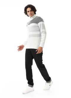 Andora Zipper Knitted Long Sleeves Sweater  - Image 5