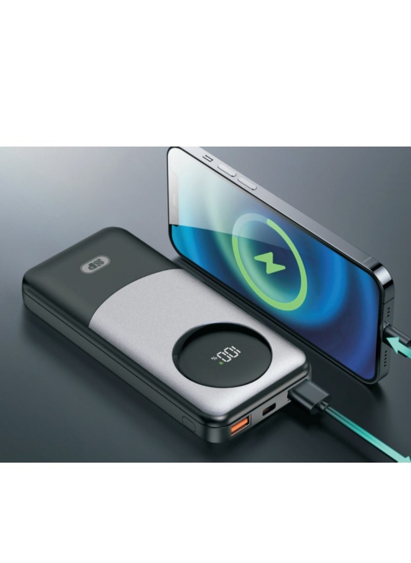 سناب - باور بانك 10000mAh متعدد المنافذ مع شاشة رقمية - Image 1