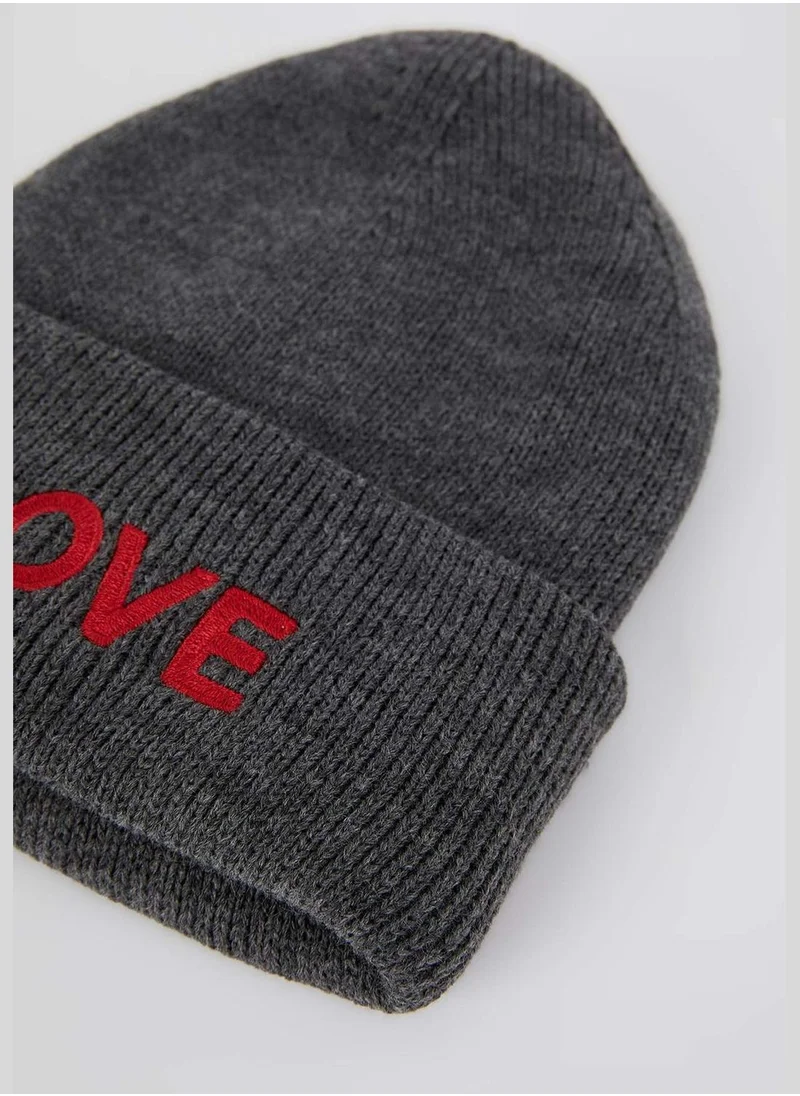 ديفاكتو Secret Print Knit Beanie