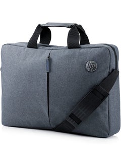 Value Topload 15.6 Laptop Case With Shoulder Strap Multiple Organizer Pockets Grey K0B38Aa