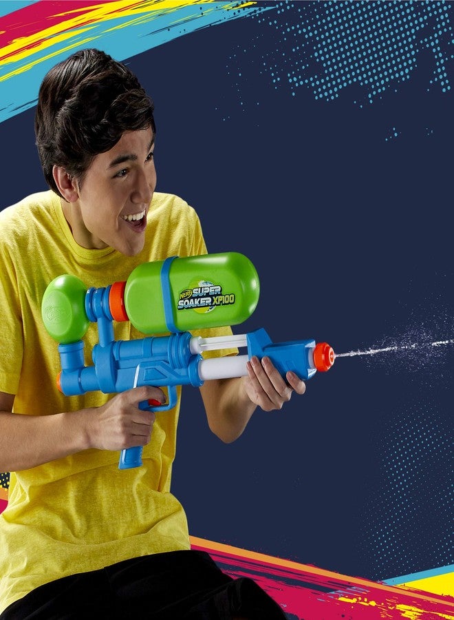 Super Soaker Nerf XP100-AP Water Blaster, 42 Fluid Ounce Capacity Tank, Recycled Plastic, Air-Pressurized, Outdoor Water Toys for 7 Year Old Boys and Girls and Up - Image 3